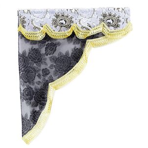 モンブランローズ　ロイヤルサイドカーテン　グレー