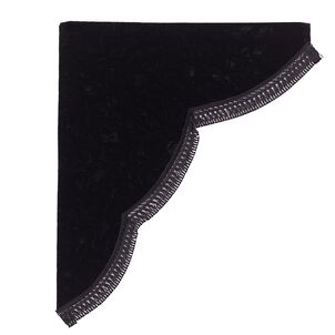 チンチラ　サイドカーテン　ブラック