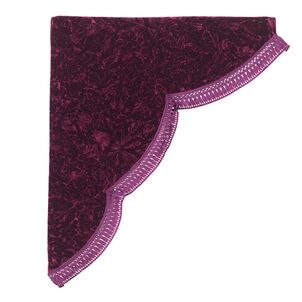 チンチラ　サイドカーテン　ワインパープル