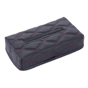 月光ZEROダブル　ティッシュカバー　NEWマットブラックXレッド