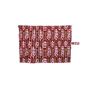 桜 さくら　ルームカーテン　ビッグハイルーフ用　プリーツ　レッド