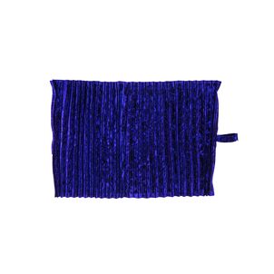 チンチラ　仮眠カーテン　プリーツ　ネイビー