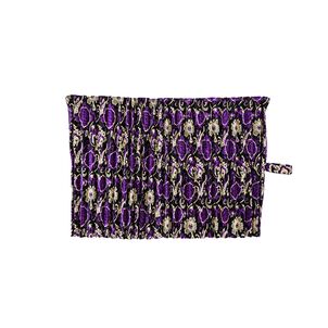 モンブランローズ　ルームカーテン　プリーツパープル